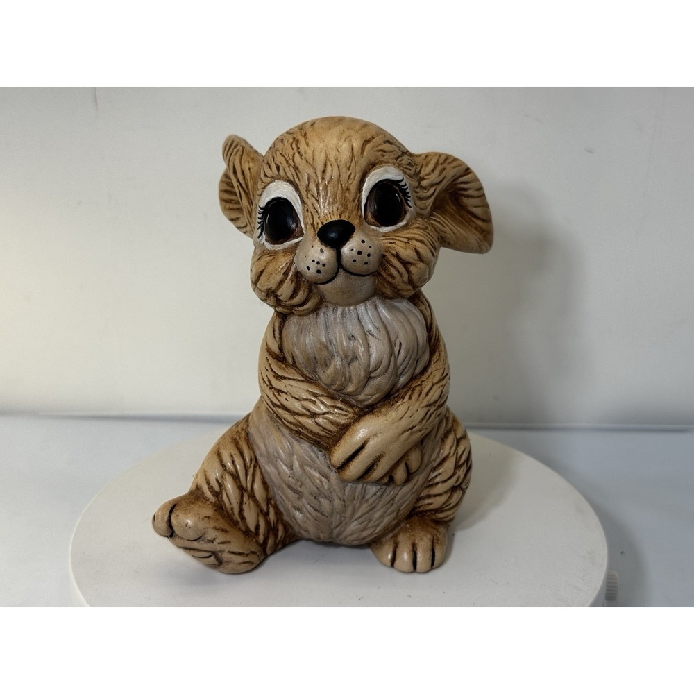 Vintage Hand-Painted Ceramic Bunny Easter Anthropomorphic Figurine Rabbit